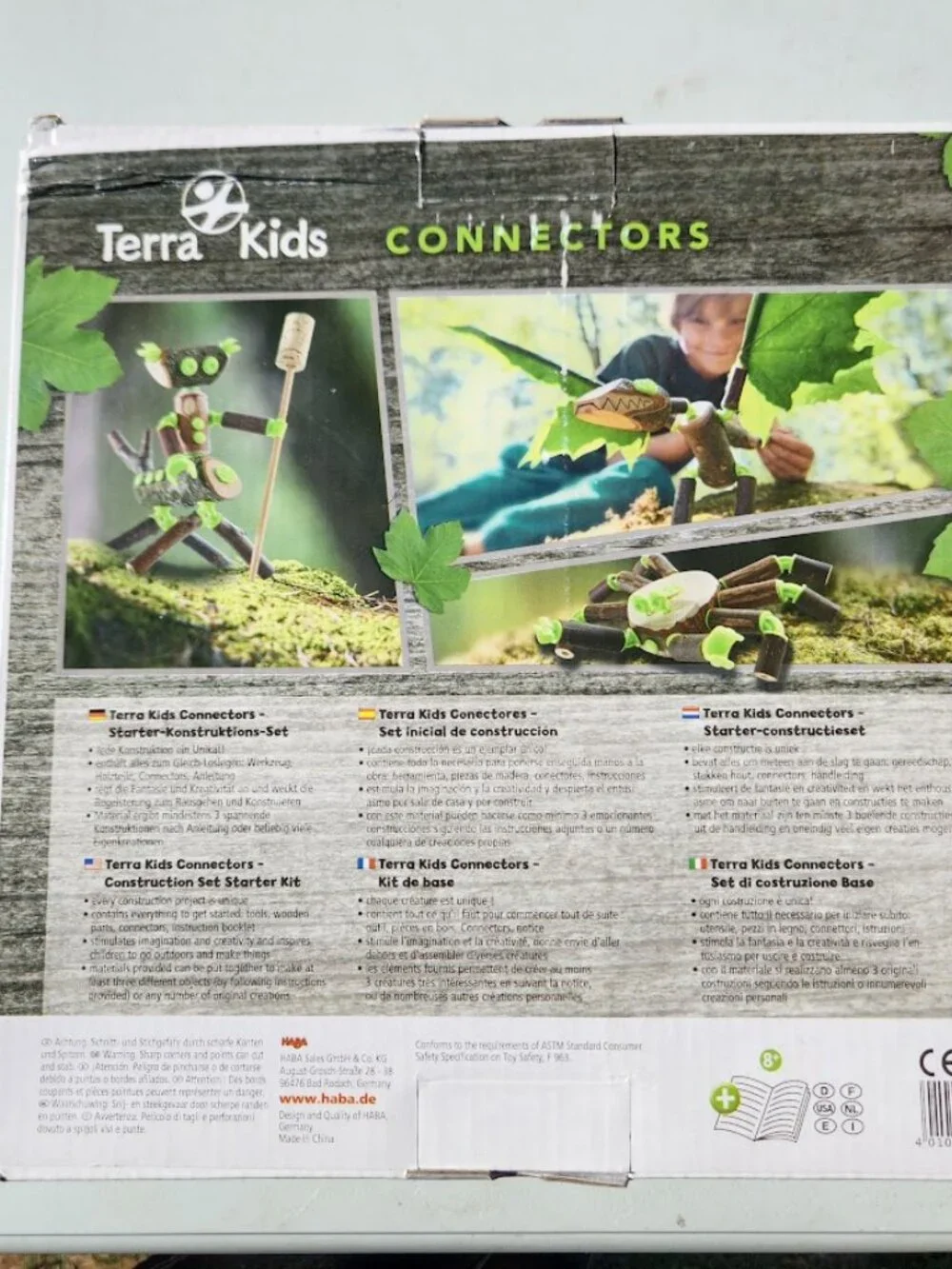 HABA Terra Kids Connectors Backyard Nature Craft Kit STEM ENGINEERING Toy NEW Mo